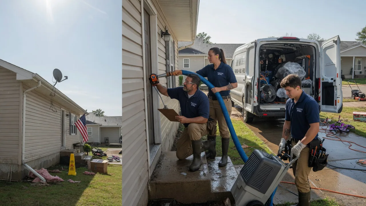 Ceiling Water Damage Restoration in Enola, PA near me